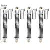 4pcs 53/59/66/78mm Aluminum Alloy Metal Shocks Absorbers Oil Damper for 1/18 RC Crawler TRX4M TRX-4M Bronco Defender Upgrade
