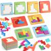 Children'S Customs Clearance Tetris Puzzle Building Block Scoring Game Puzzle Paper Card Parent-Child Interactive Toy