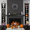 Halloween Hanging Door Curtain Banner Pumpkin Ghost Happy Halloween Decorations For Home Trick Or Treat Horror Party Supplies