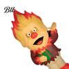 Glowing Christmas Lawn Figures LED Lighted Blow Molded Decoration, Retro Cartoon Character Holiday Porch Display Figure for Outdoor Yard, Lawn, Porch,