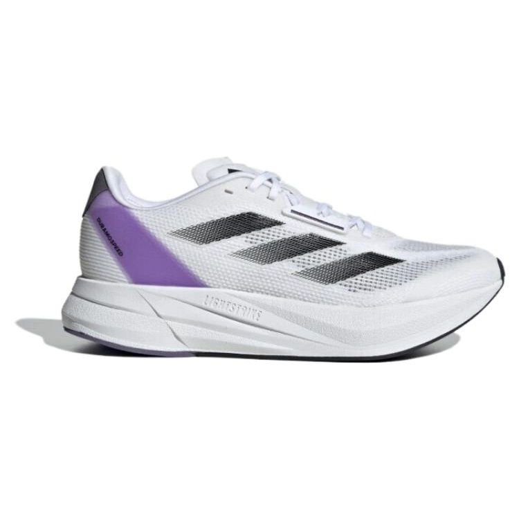 adidas Duramo Speed ​​White Black Violet Fusion Женские кроссовки Cloud-White Core-Black IE9688