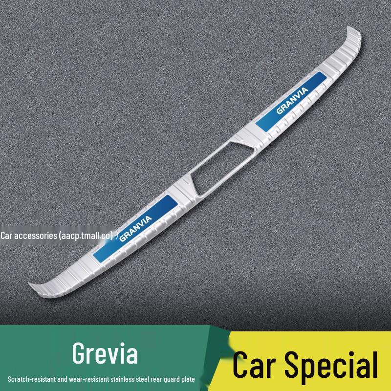 Защита багажника и бампера Loch Rear для Toyota Sienna, Включает 23 декоративные полоски Grevia и наклейки на автомобиль