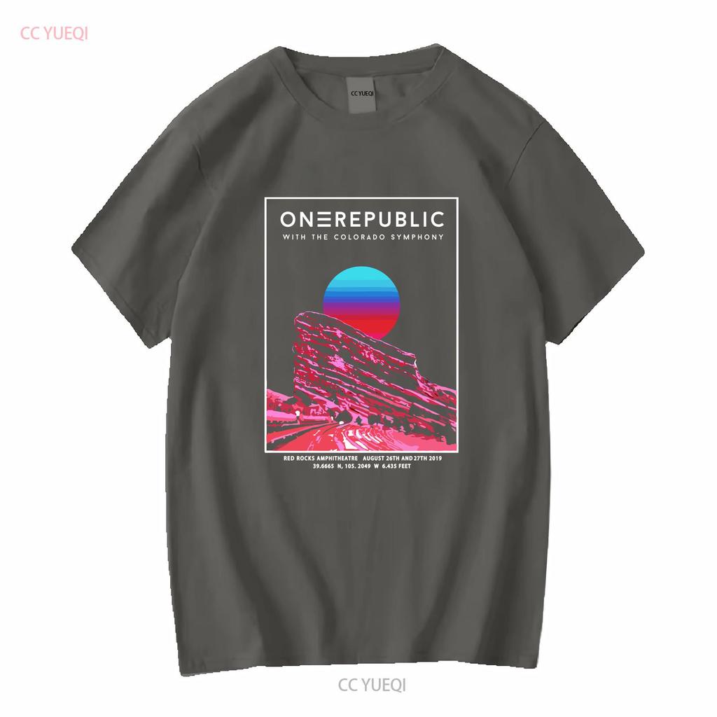 1r One Republic With The Colorado Symphony Red Rocks Tour T Shirt 2019 Size Medium Long Or Short Sleeves Vintage Washed