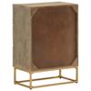 Dresser 55 x 30 x 76 cm Solid Mango Wood and Iron