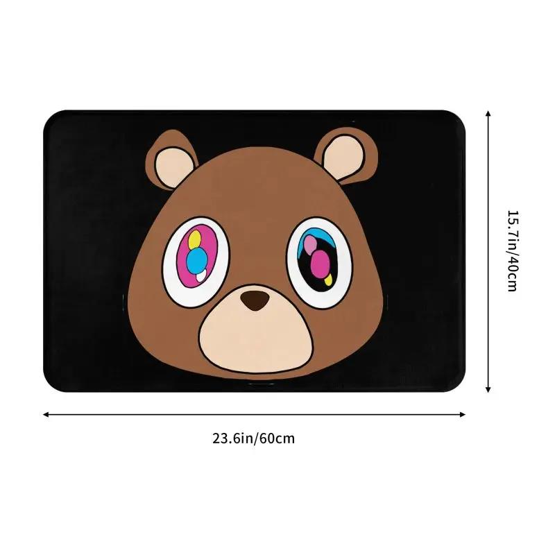 Custom Kanye West Ye Bear Doormat Mat Anti-Slip Kitchen Bathroom Garage Rug Carpet 40*60cm