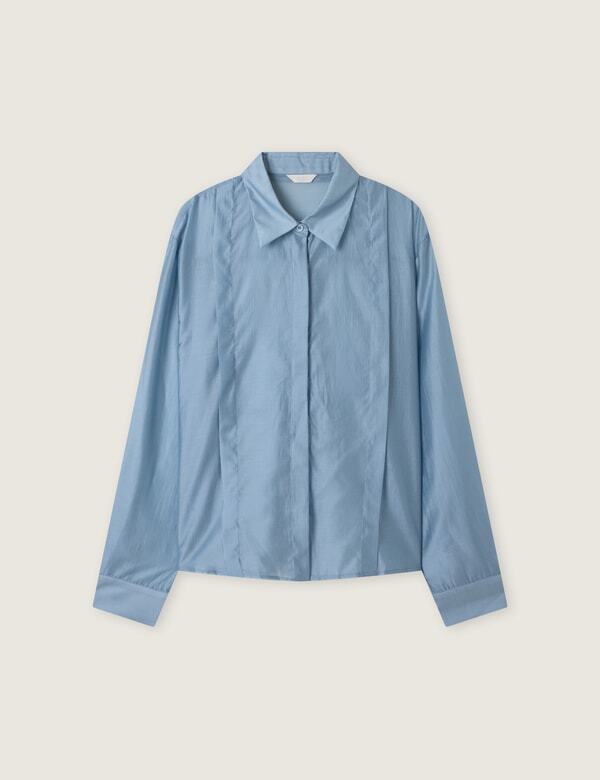 Roem Re Tuck Detail See-Through Shirt (Rmywg24Rta) Rmywg26Rt2