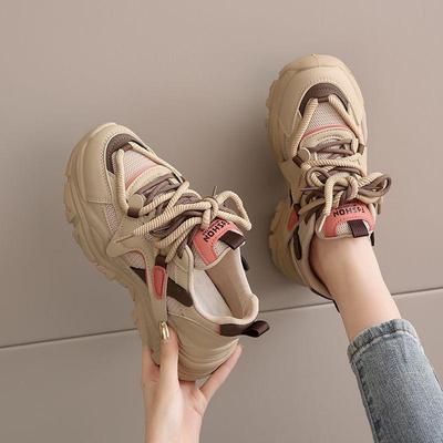 Новая Ретро Женская Обувь Весенние Туфли на Платформе Высокое Качество Повседневные Кроссовки Дизайнерская Обувь Универсальные Женские Кроссовки