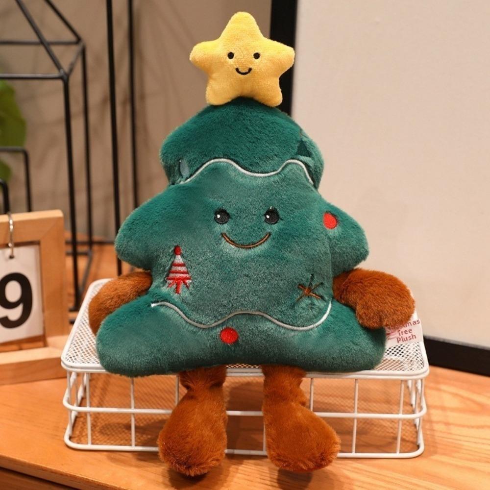 Plushie Gifts Plush Toy Soft Present Christmas Tree Pendant Stuffed Animal Christmas Party