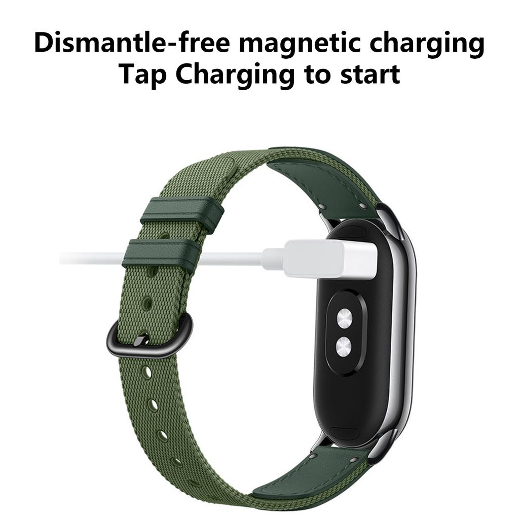 Магнитный зарядный кабель для Xiaomi Band 9, высокоэффективный USB-кабель для док-станции, зарядный кабель с защитой от перезарядки