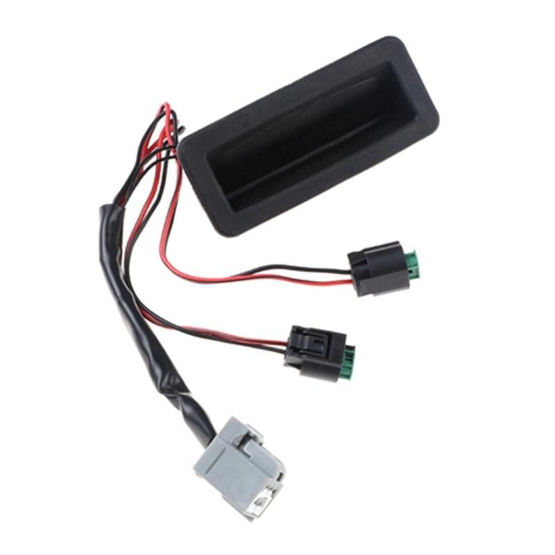 Compatible for LR073594 Car Tailgate Door Release Rear Trunk Lock Release Boot Switch Button Outside Lock Assembly