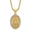 Cross-border New Hip-hop, Jewelry, Gold-plated Diamond Pendant Necklace