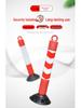 Jitai 75cm Reflective Rubber Traffic Safety Post