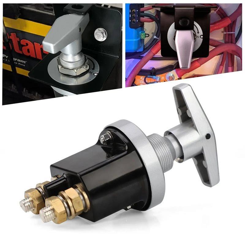Battery Disconnect Switch Heavy Duty, Battery Isolator Disconnector, 1500 Amp Capacity