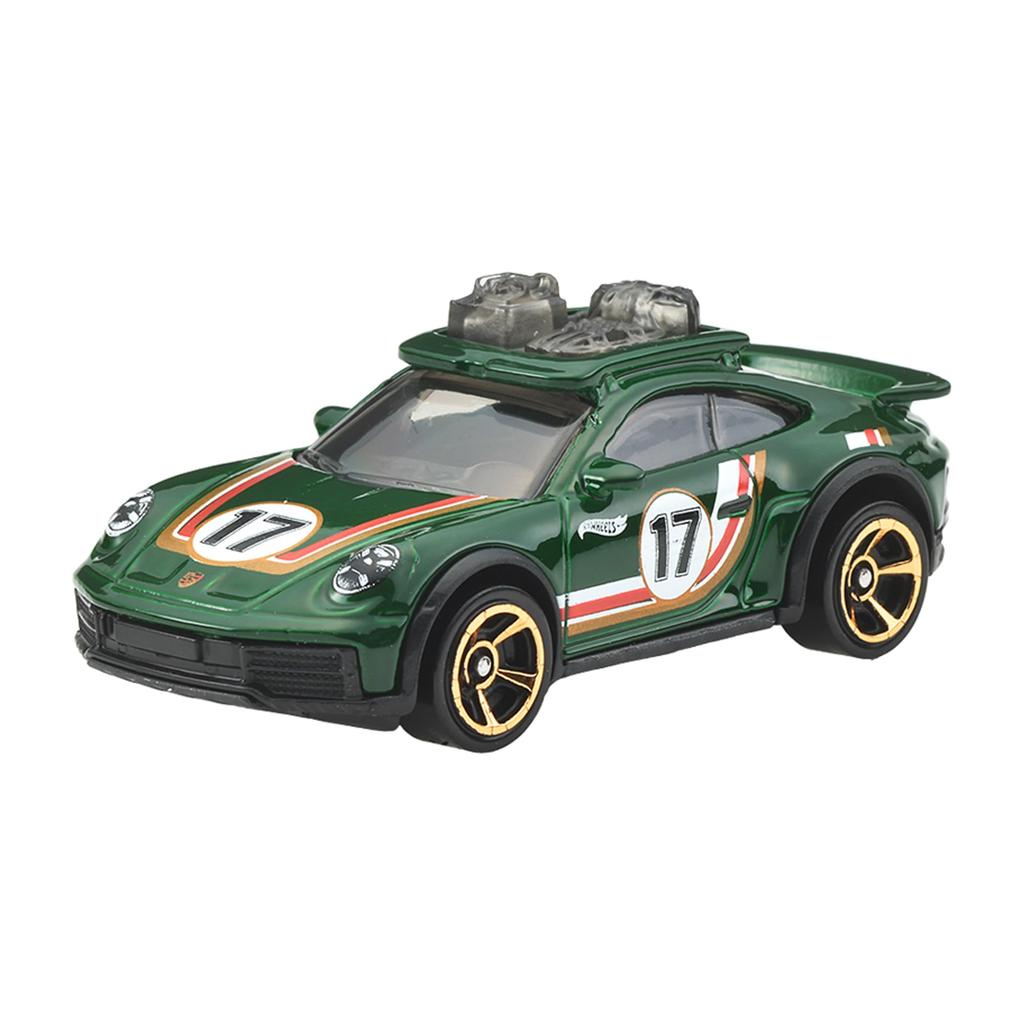 Hot Wheels Porsche 911 Ралли Базовая модель Машинка JFN78 Зеленый Возраст 3+