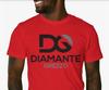 Унисекс футболка Diamante Grezzo Dark Logo Next Level Apparel Красный Маленький
