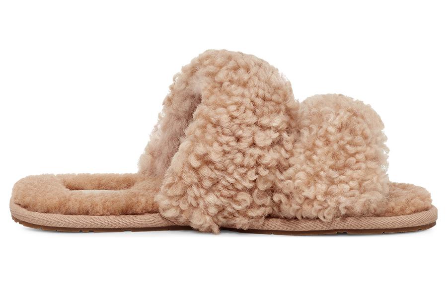 UGG Мягкие, удобные, легкие мюли, тихие шлепанцы-сабо, женские, цвет песочный 1130837-SAN