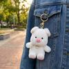 Cute Stuffed Pig Pendant Cartoon Bag Hanging Bag Charm Plush Pig Keychain  Bag Key Decoration