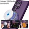Coque Hybride - BOOLING - pour Samsung Galaxy S26 Ultra - Cercle Magnétique Vitre Caméra - Violet