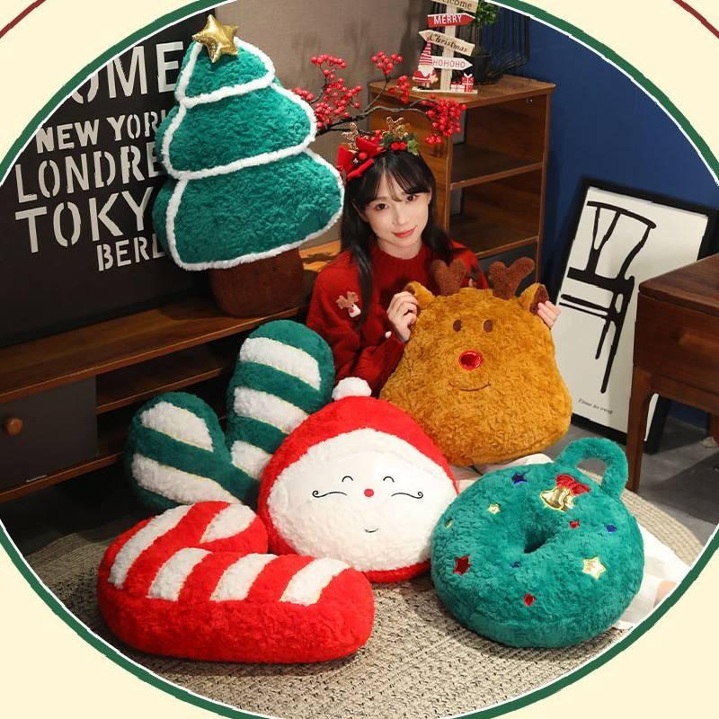 Claus Christmas Santa Tree Candy Elk Plush Toy Cartoon Doll Gift Decoration