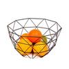 Новая черно-золотая железная фруктовая корзина разных размеров, металлическая тарелка для организации мелочей, домашнее хранение, миски для хранения овощей, кухня