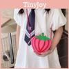Kids Summer Strawberry Shaped Crossbody Bag With Pu Material For Toddler Outings And Daily Use