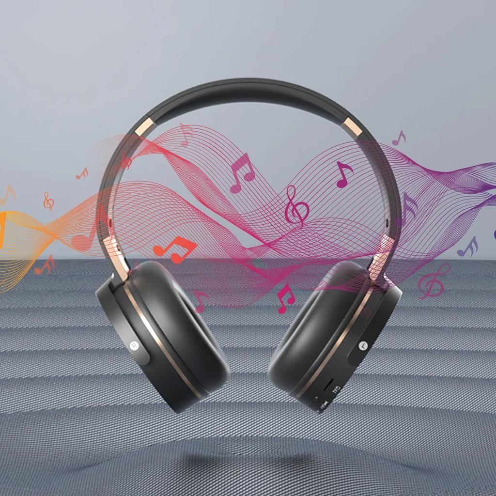 Беспроводные полноразмерные наушники, Беспроводная гарнитура с креплением на голове, Складные спортивные наушники, Сверхдолгий срок службы батареи, Сверхлегкие, безболезненные