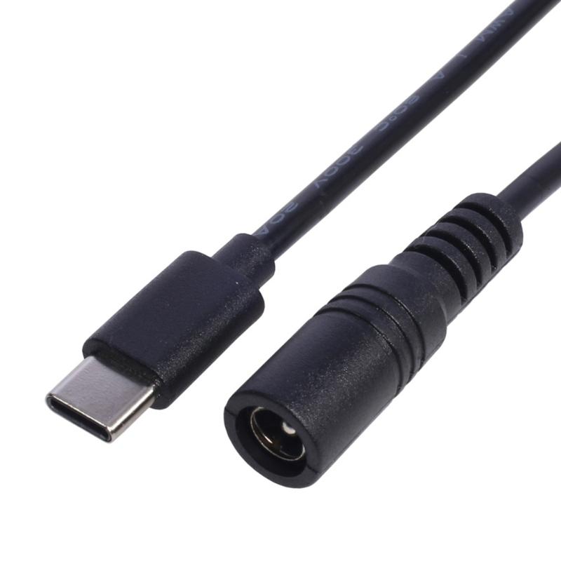Универсальный кабель питания USB Type-C 5.5x2.1 мм для роутера, светодиодной ленты, вентилятора и устройств 5V(5.5x2.1mm)