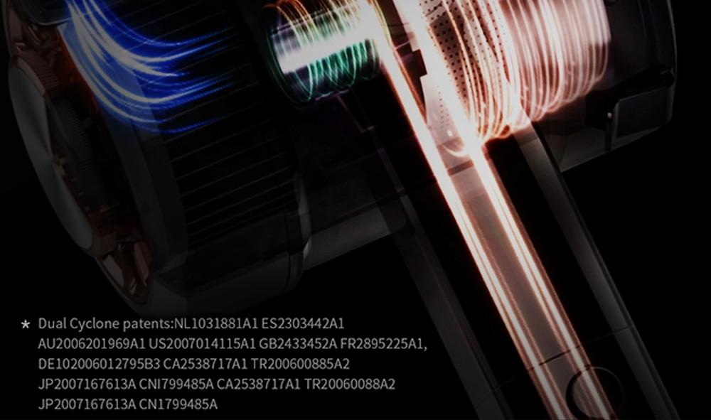 Восстановленный беспроводной ручной пылесос JIMMY H9 Pro 24000Па всасывание 200AW Мощное всасывание Время работы 80 минут Светодиодный дисплей