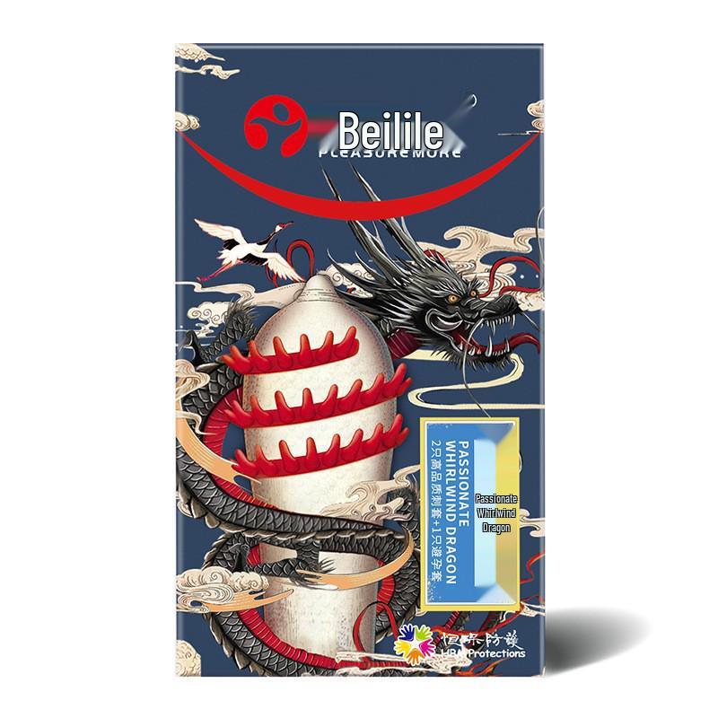 Beilile Ультратонкие презервативы с крупными точками, 10 шт. для стимуляции клитора - Товары для интимной гигиены и планирования семьи для взрослых