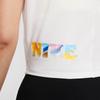 Nike Женский быстросохнущий топ с коротким рукавом Nike Dri-FIT Luxe Белый HF6182-133