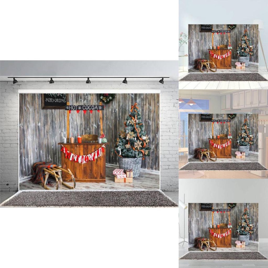 Creative Children's Photography Background Cloth Christmas Theme Studio Props