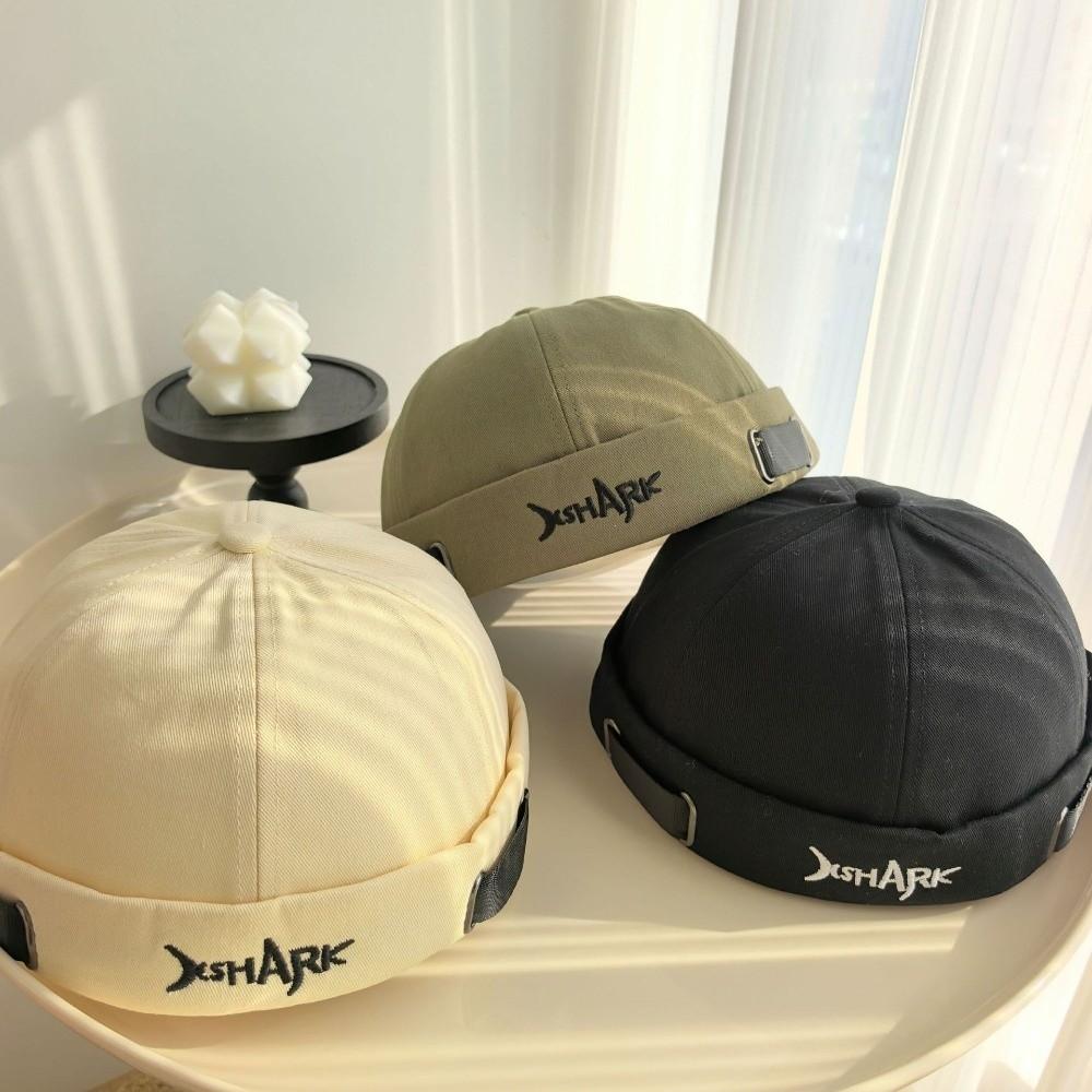Breathable Beanie Hat Adjustable Brimless Hat Vintage Hip Hop Hat Men