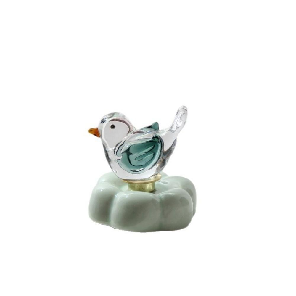 Glass Glass Bird Figurine Ceramic Bird Statue New Bird Ornament  Car Dashboard Decor