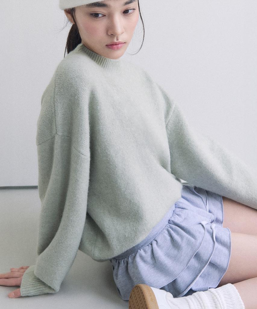 ROLAROLA Nubasic Basic Knit Pullover Khaki