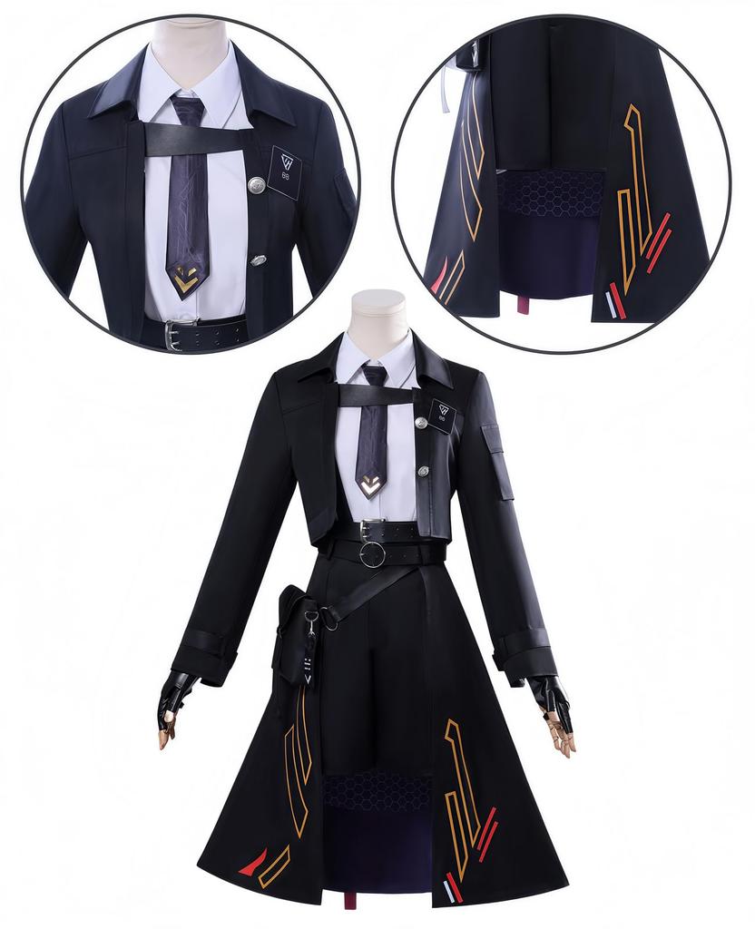 Koi To Shinsou Cosplay Protagonist and Female Protagonist Shinsou Hunter Koi Shinsou Cosplay Combat Uniform Popular Game Costume That Cuts Through the