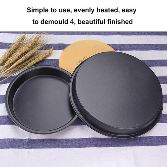 6/7/8/10 Inch Plate Dish Non-stick Pizza Pan Bakeware Tray Mold Baking Tool