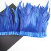 10Meters Rooster Tail Feathers Trim 25-30Cm Coque Feathers Trimming For Handiwork Crafts Carnival Dress Skirt Costumes Plumes