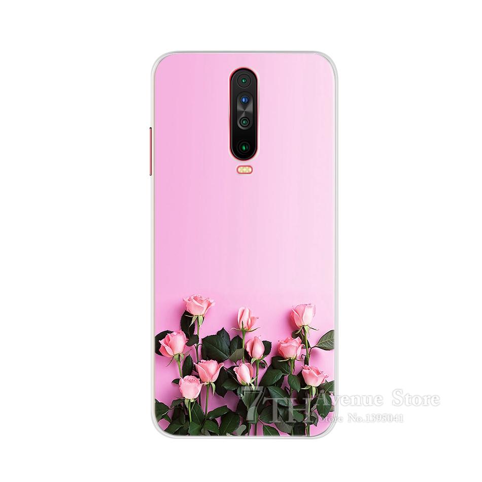 Silicone Case For Xiaomi Poco X2 Back Cover Marble Printed Soft TPU Phone Case For Xiaomi Poco X2 Redmi K30 K 30 5G Cases Bumper