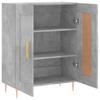 Sideboard Concrete Grey 69.5 x 34 x 90 cm Engineered Wood
