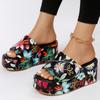Women's Beach Slippers 2024 Summer Fashion Bohemia Wedges Slippers for Women Platform High-heeled Slippers Women Shoes for 2024