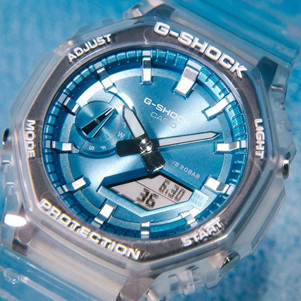 Casio G Shock G Shock яркий металлический циферблат серии Ga 2100bm 7a2jf