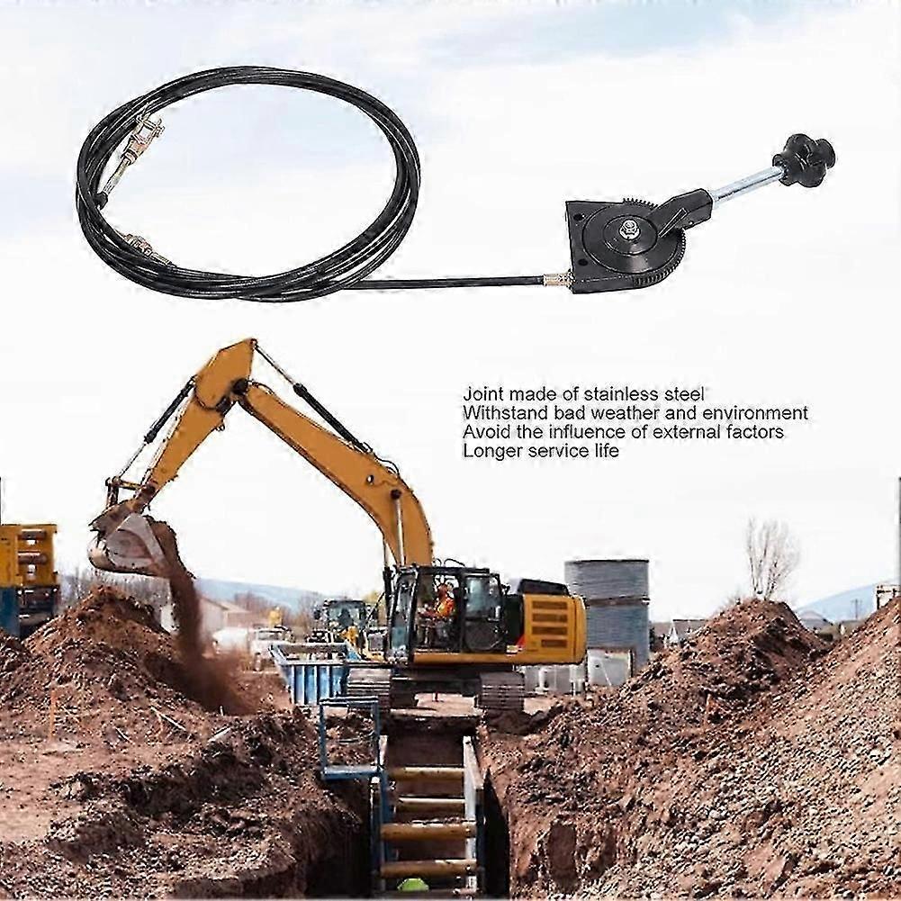 Universal Throttle Cable Excavator Motor Control Cable Manual Throttle Cable Equipment Accessories 3