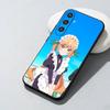 Чехол для телефона с изображением аниме The 100GF I-Inda Karane для Samsung Galaxy A73, A72, A71, A70, A52, A51 и других. Мягкий черный чехол