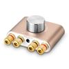 Nobsound Профессиональный усилитель мощности Bluetooth 100 Вт Усилитель Динамик Hi-Fi Аудио с блоком питания NS-01G 5.0 (Золото)