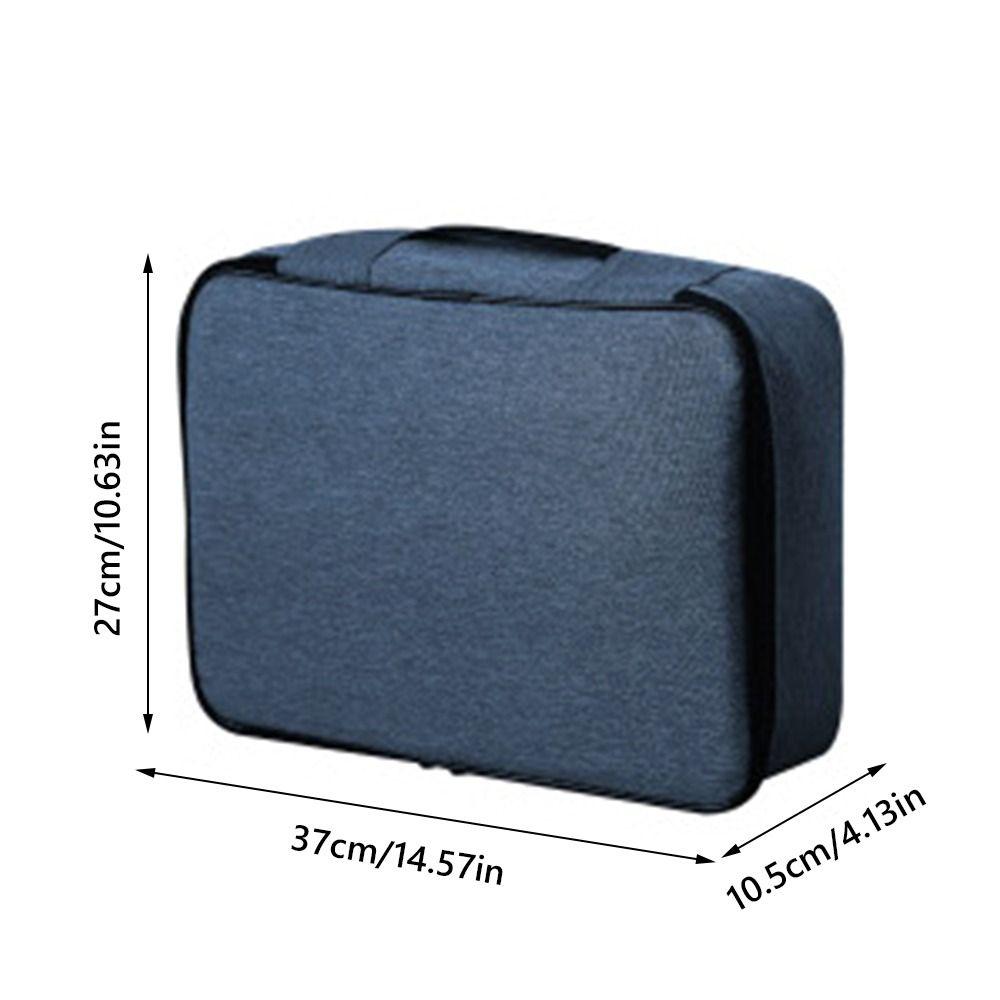 with Lock Zipper Travel Tote Bag Waterproof Briefcase Organizer  Document Tickets Protection