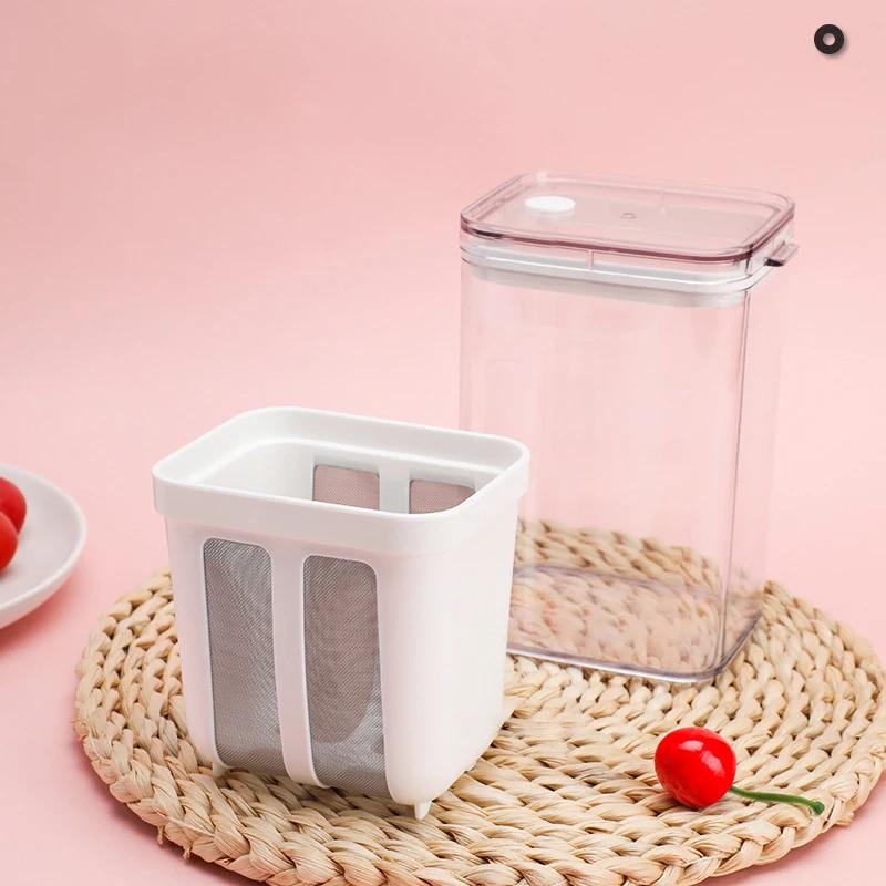 Greek Yogurt Maker Yogurt Filter Stainless Steel Strainer Whey Separation Tools Cheese Moisture Seperator Kitchen Accessories