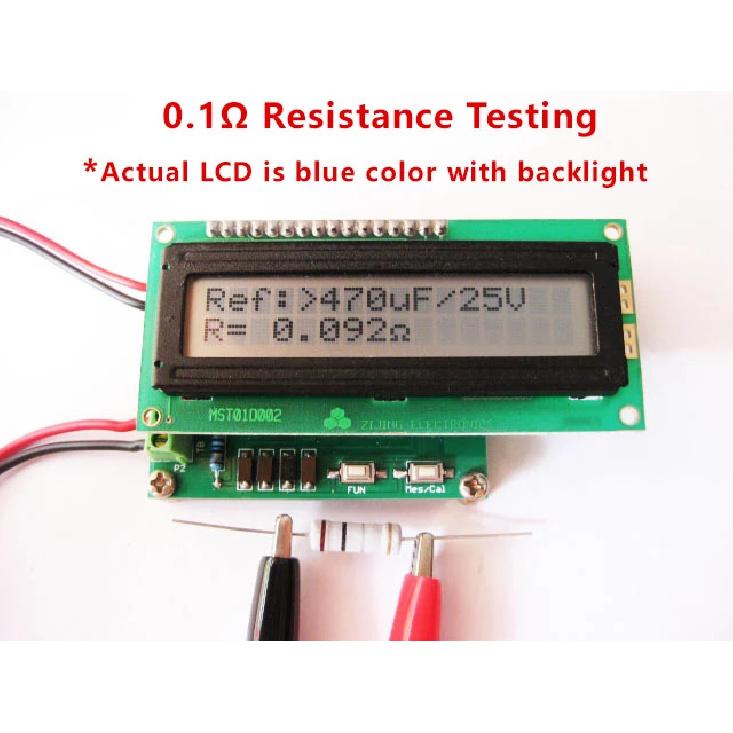 New Capacitance Online Tester ESR Ohm Meter Electrolytic Capacitor ESR Value Tester Resistance Milliohm Meter Multimeter