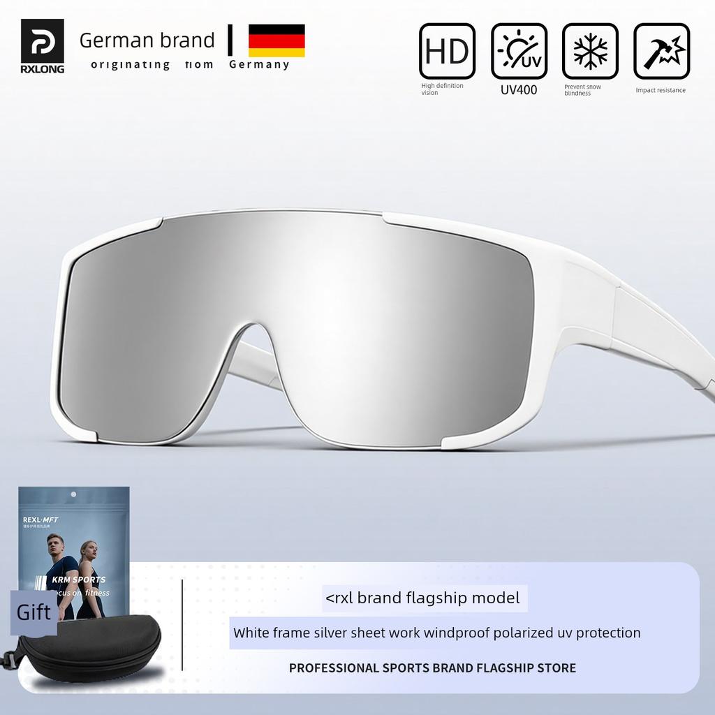 Cycling Windproof Goggles Can Be Worn over Glasses, Men's Cycling Glasses, Adult Sunglasses, Bicycle and Motorcycle, Day and Night Use