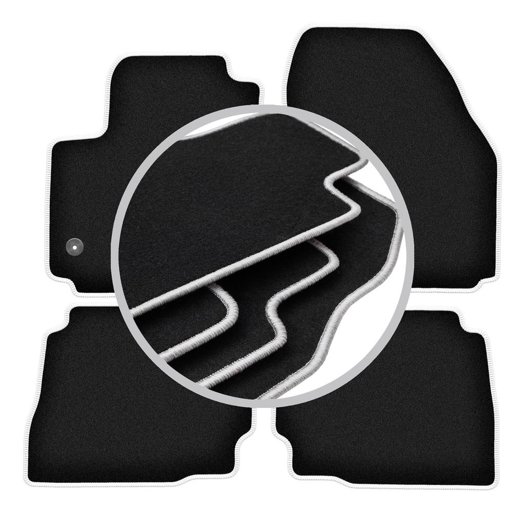 CARLUX-SILVER car mats for: Ford Mondeo MK4 liftback, sedan, estate (2012-2014)