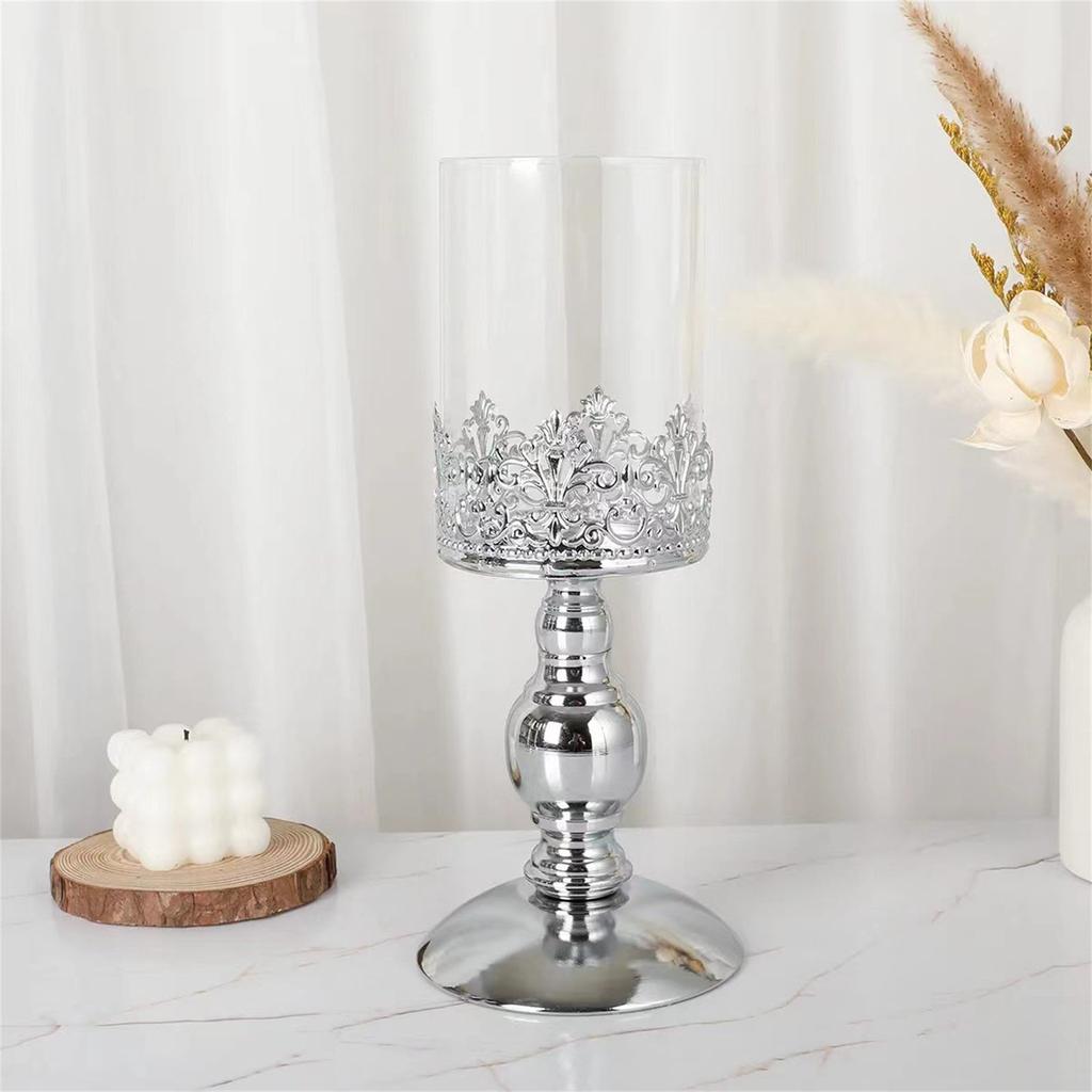 Винтажный металлический подсвечник для столба свечи металлическое основание центральные подсвечники свадебные вечеринки украшения дома